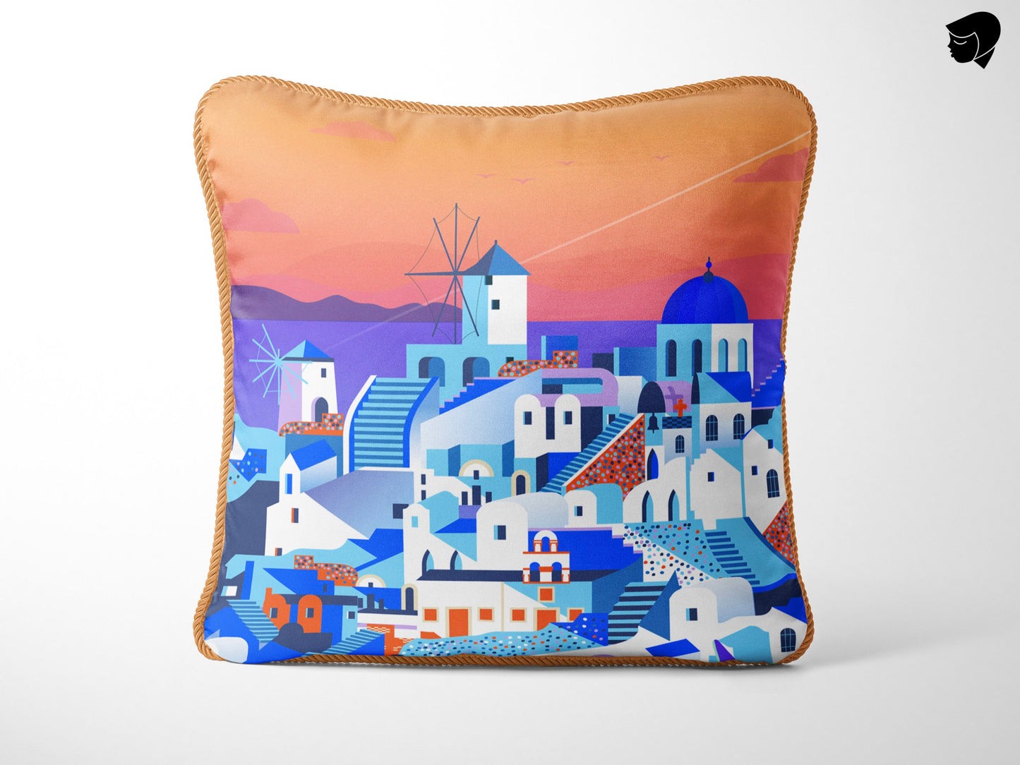 Living room sofa back pillows