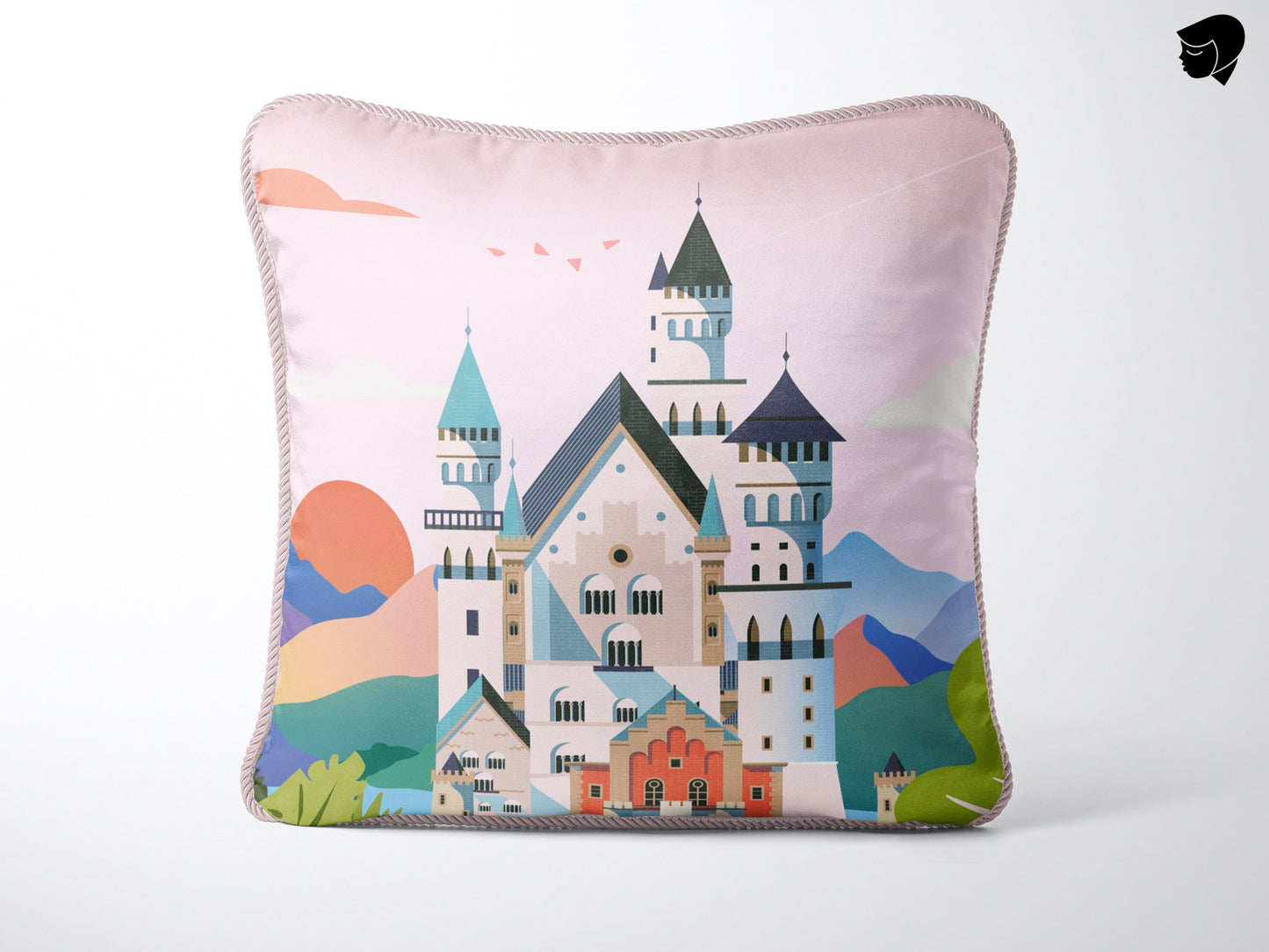 Living room sofa back pillows