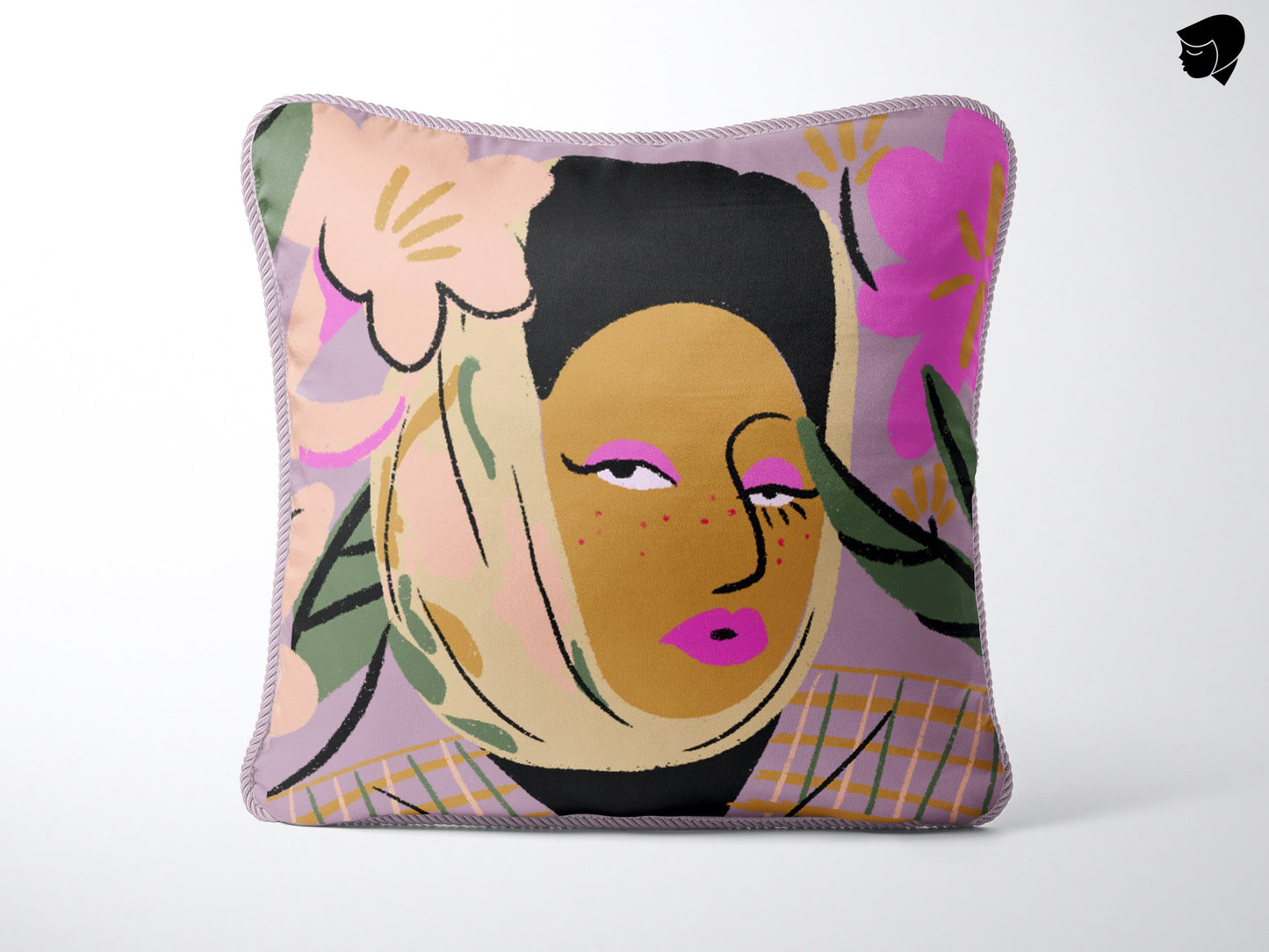 Living room sofa back pillows