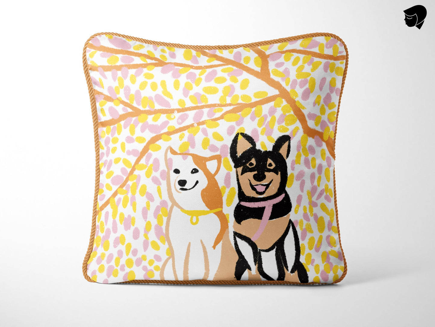 Living room sofa back pillows