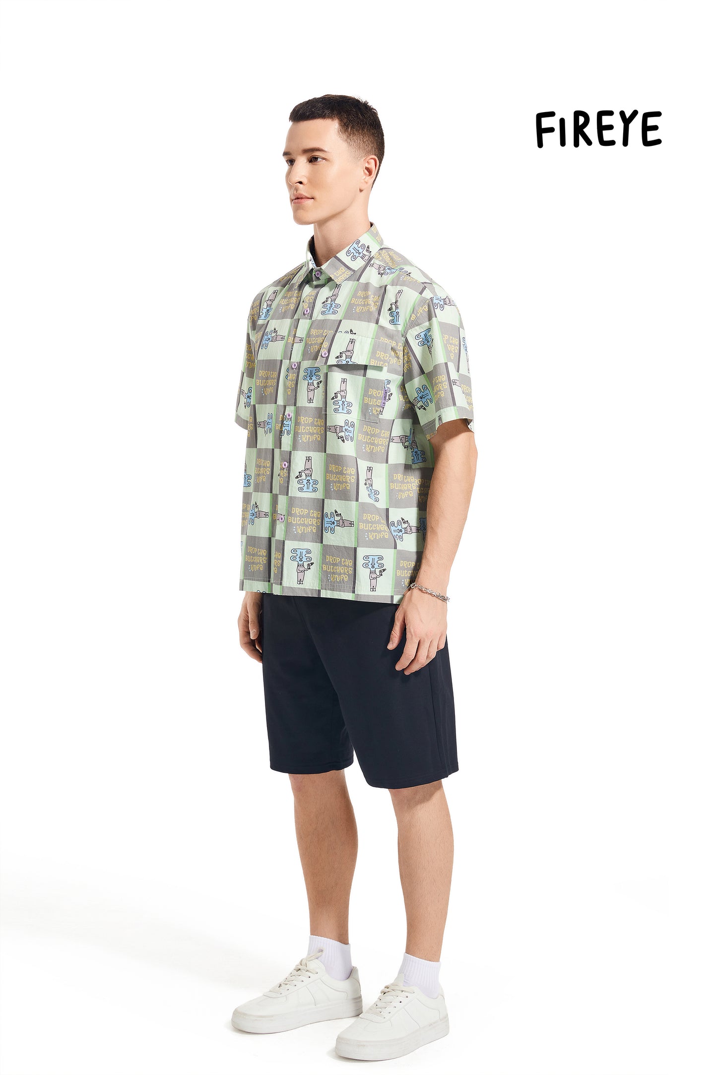 Fun print short-sleeved shirt unisex in summer---Ship within 15-20 days