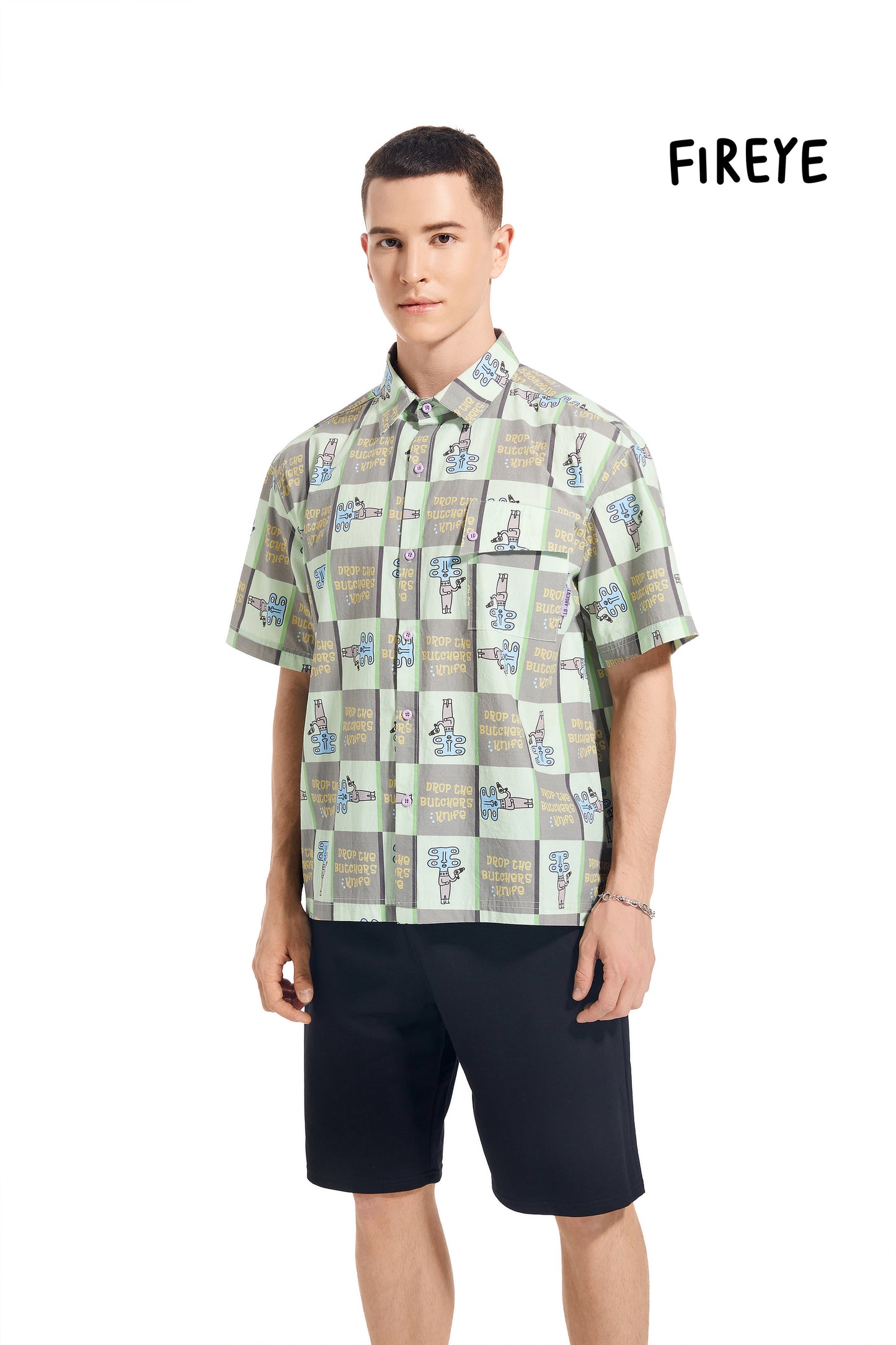 Fun print short-sleeved shirt unisex in summer---Ship within 15-20 days