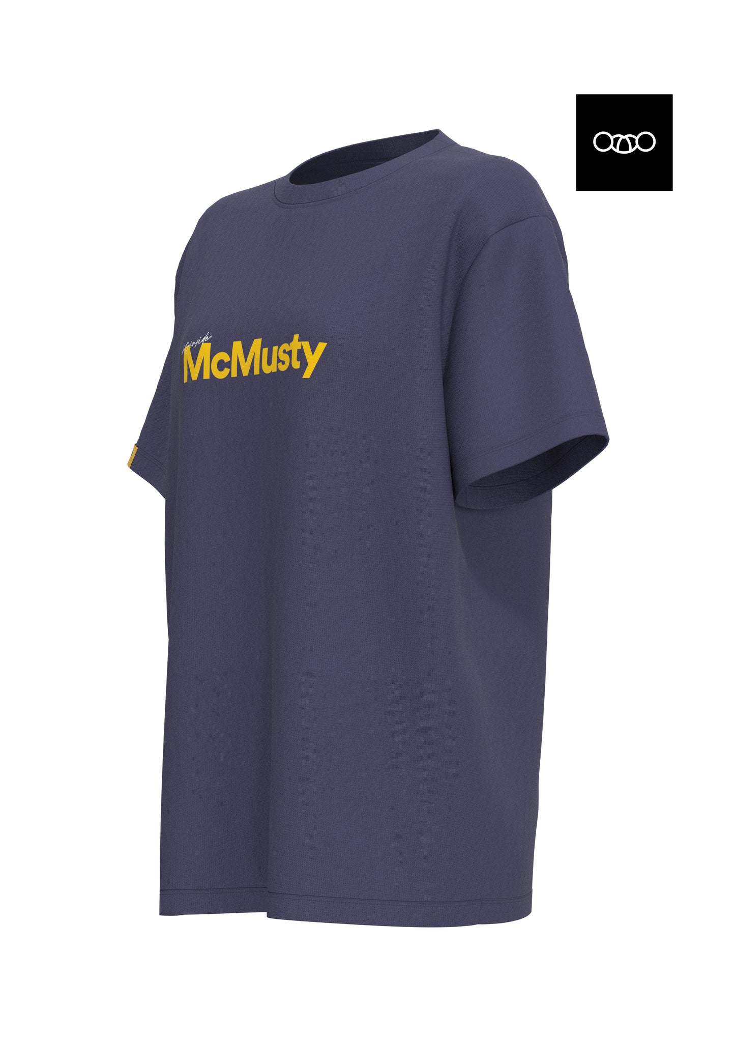 Casual versatile crewneck printed cotton T-shirt