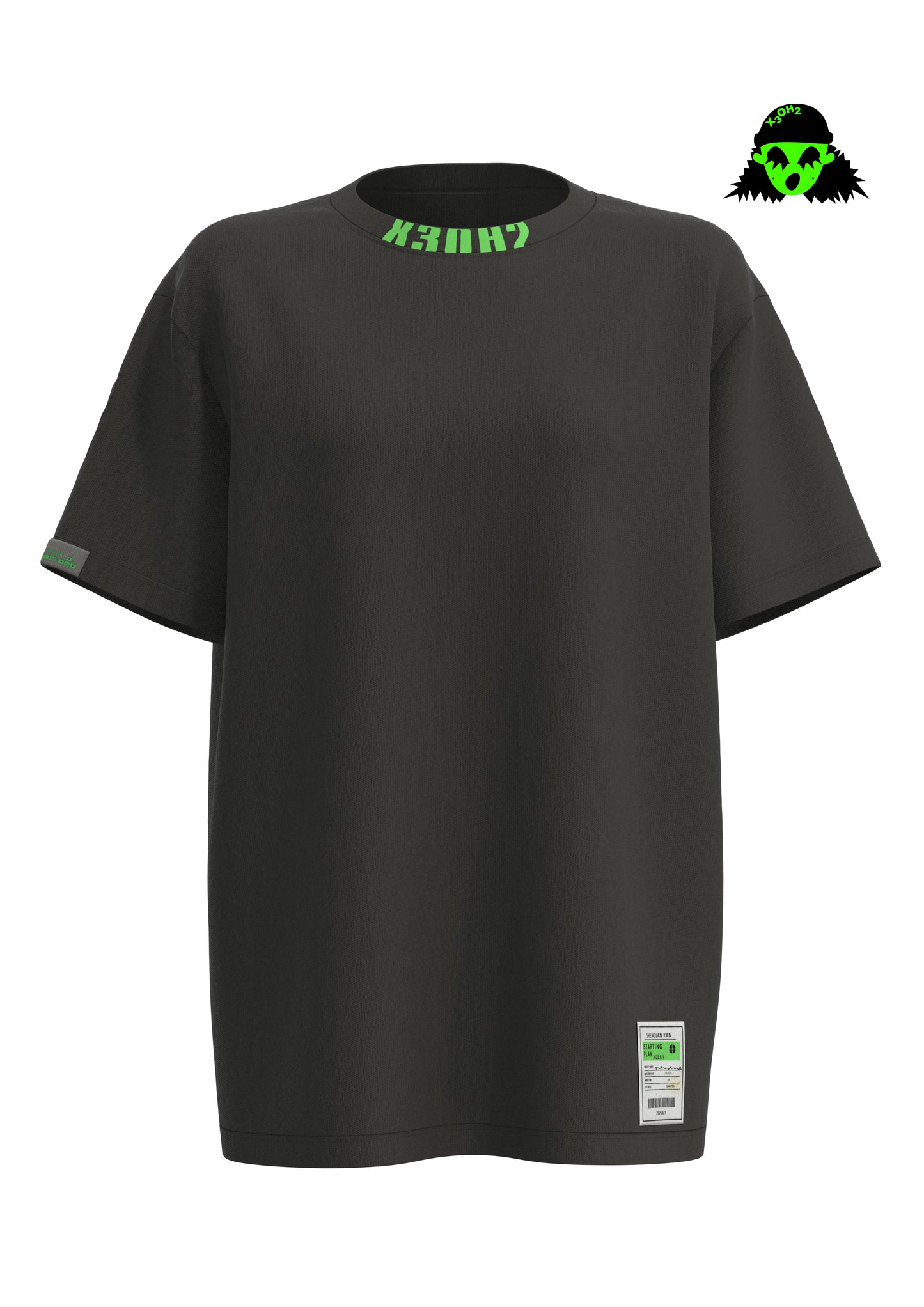 Crewneck loose T-shirt