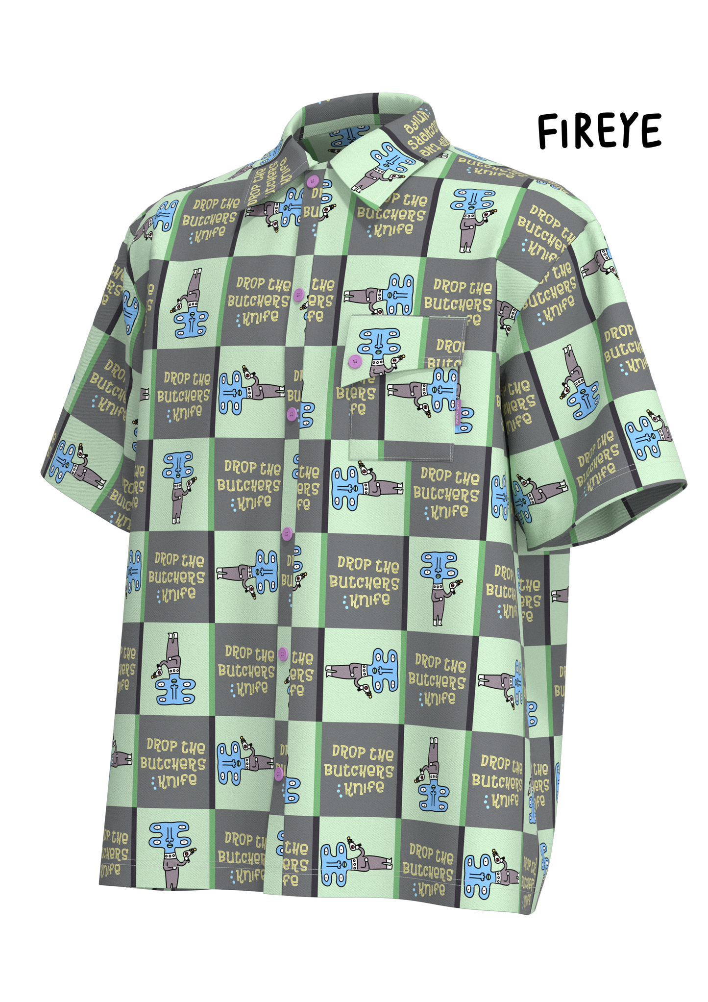 Fun print short-sleeved shirt unisex in summer---Ship within 15-20 days