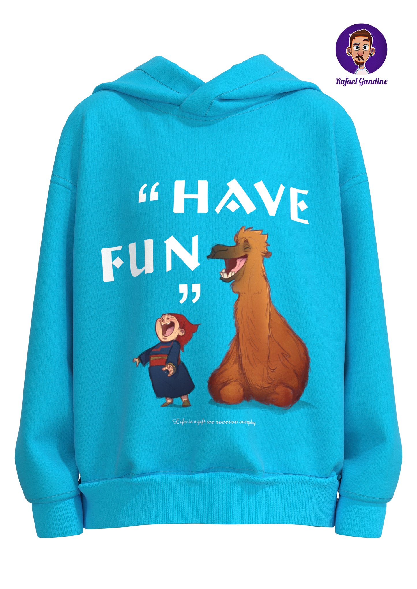 Casual pullover hooded sweatshirt