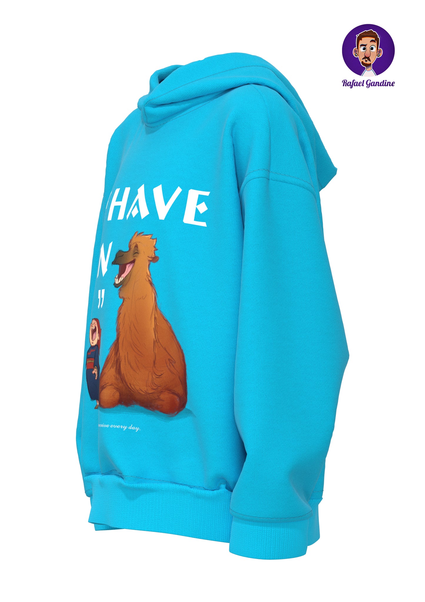 Casual pullover hooded sweatshirt