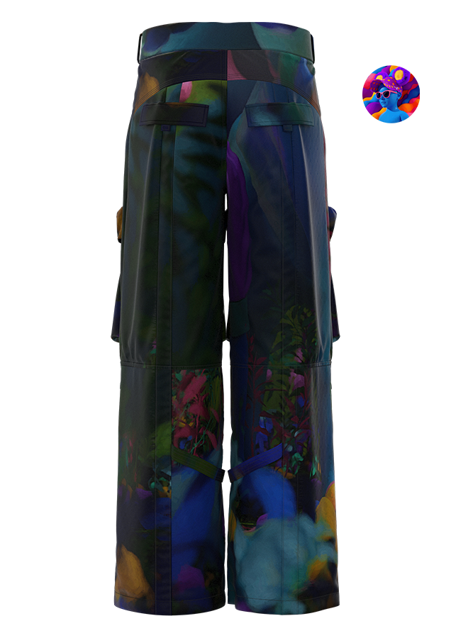 Trousers wide leg pants